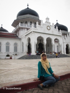 Di Masjid Raya Baiturrahman