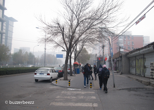 Suasana pagi di Beijing