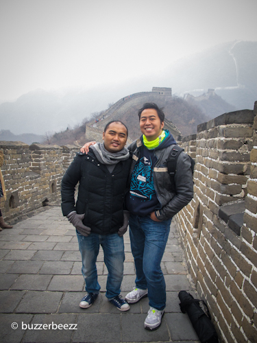 Di Great Wall bareng Pandji
