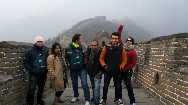 Tim MBWT Beijing di Great Wall