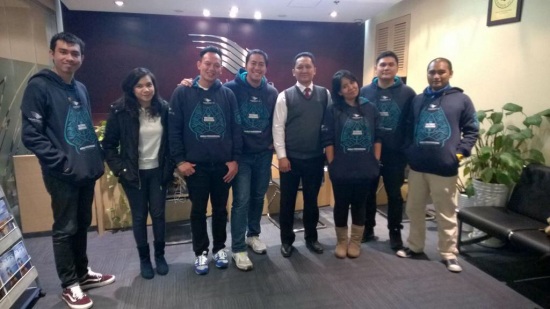 Abis meeting sama Pak Asa di Kantor Garuda Indonesia Beijing